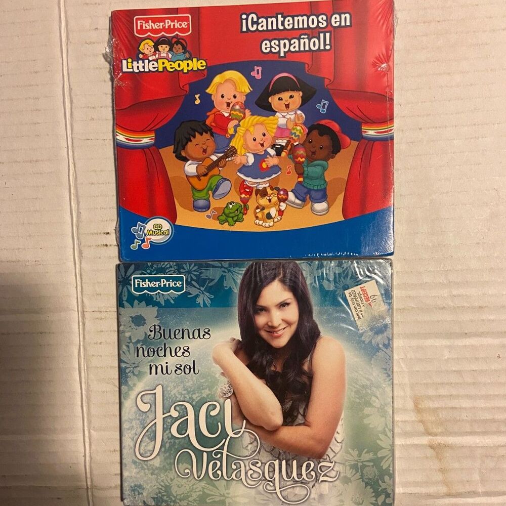 Fisher Price Jaci Velasquez Buenas Noches ICantemos español Brand New CDs!